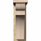 Ekena Millwork Yorktown Rough Sawn Corbel w/Backplate, Douglas Fir, 6"W x 14"D x 18"H COR06X14X18YOR01RDF - alternate 4